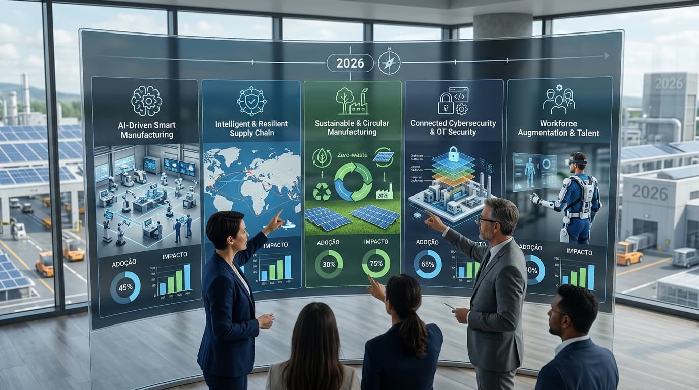 Deloitte Manufacturing Outlook 2026: as cinco tendências que vão definir a manufatura este ano
