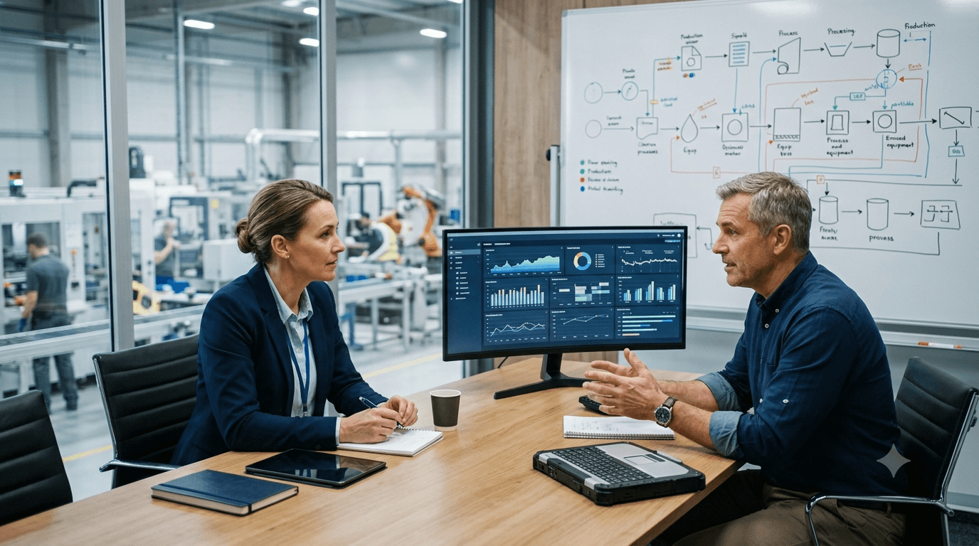 Por que o diagnóstico precede o código: como a Appmoove entrega software industrial que funciona