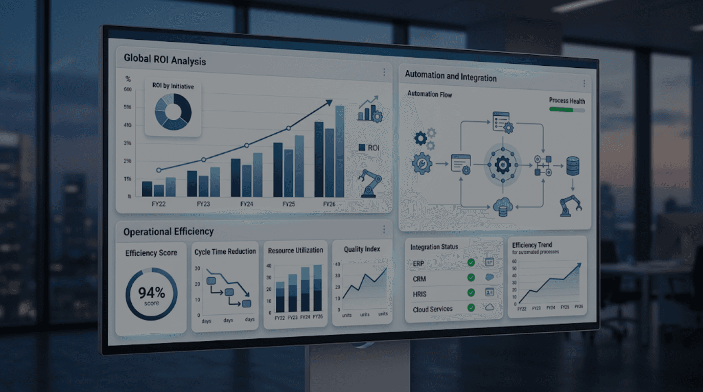 Como calcular o ROI de automação inteligente antes de assinar o contrato